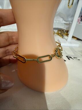 Gold Link Chain Bracelet - Women Jewelry